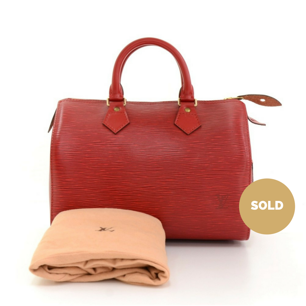 speedy 25 epi leather handbag
