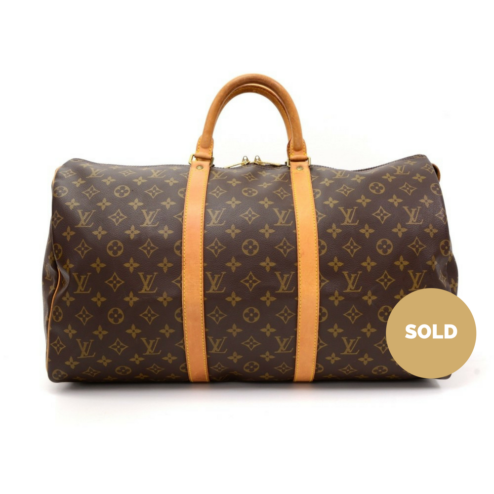 keepall 50 monogram canvas travel bag