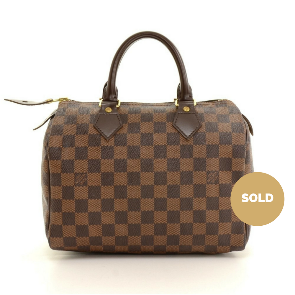 speedy 25 damier ebene handbag