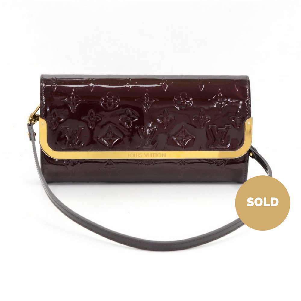 vernis leather rossmore mm evening bag
