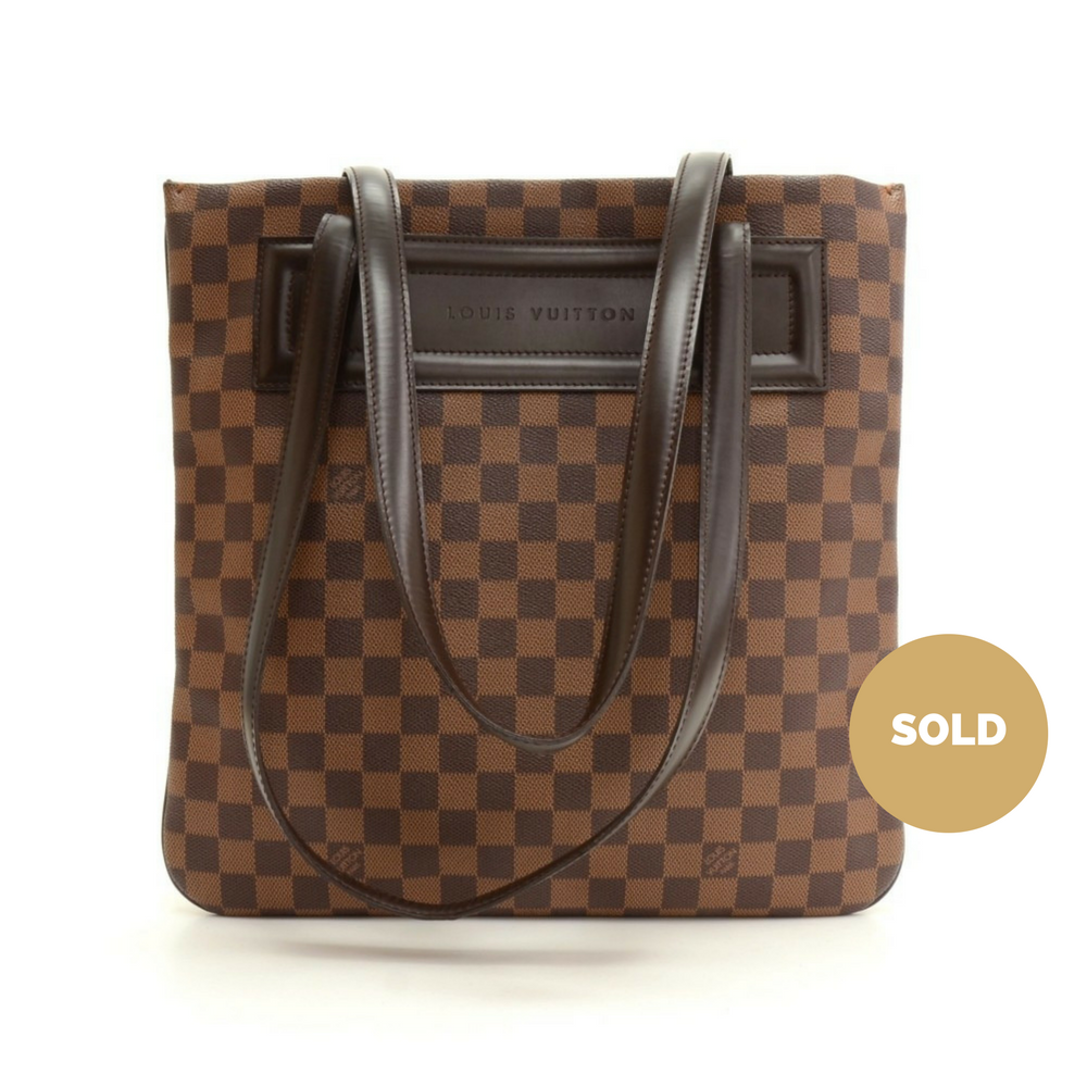 clifton damier ebène canvas tote