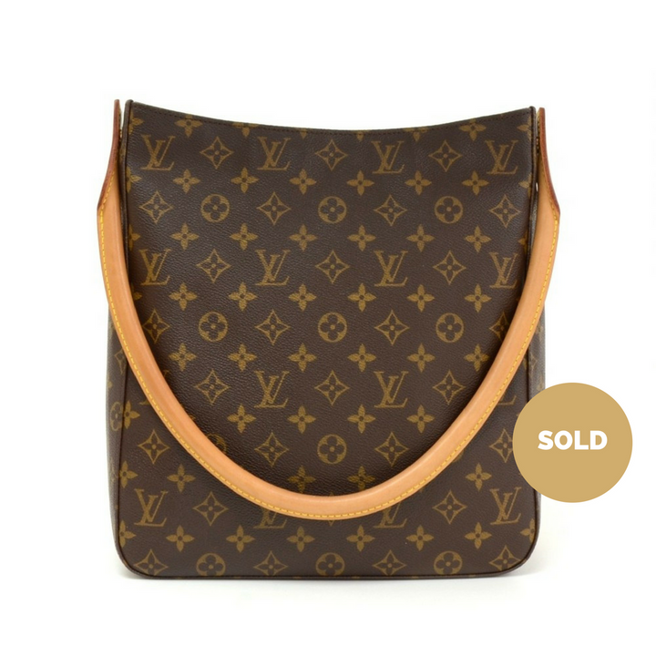 looping gm monogram canvas shoulder bag