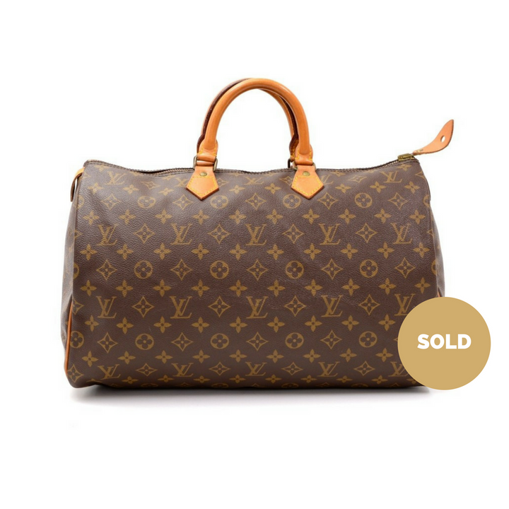 speedy 40 monogram canvas handbag