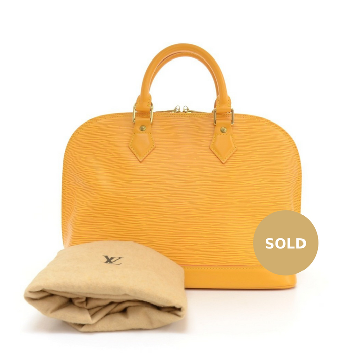 alma epi leather handbag