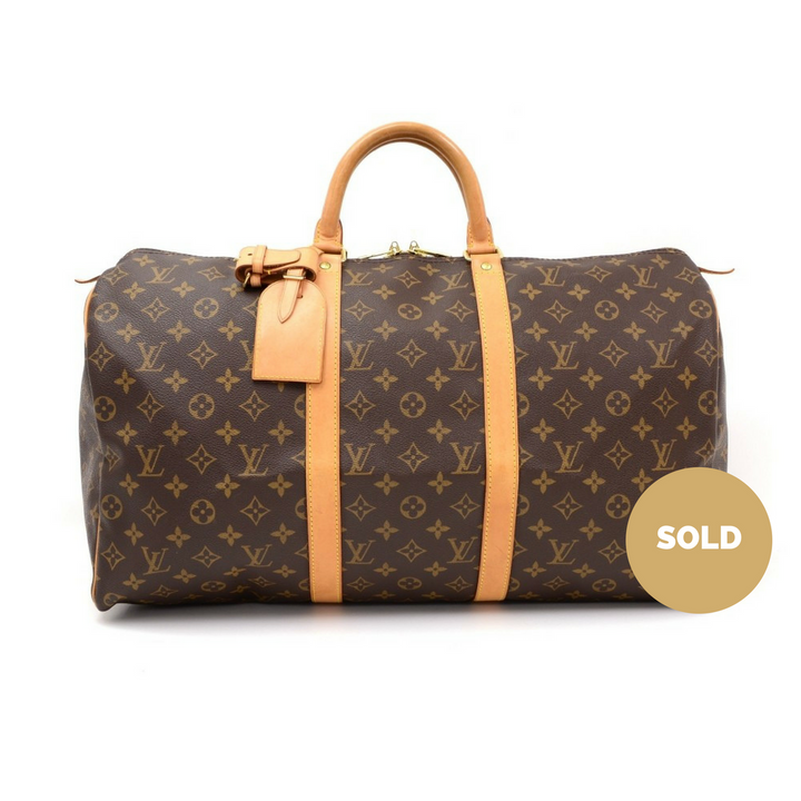 keepall 50 monogram canvas travel bag