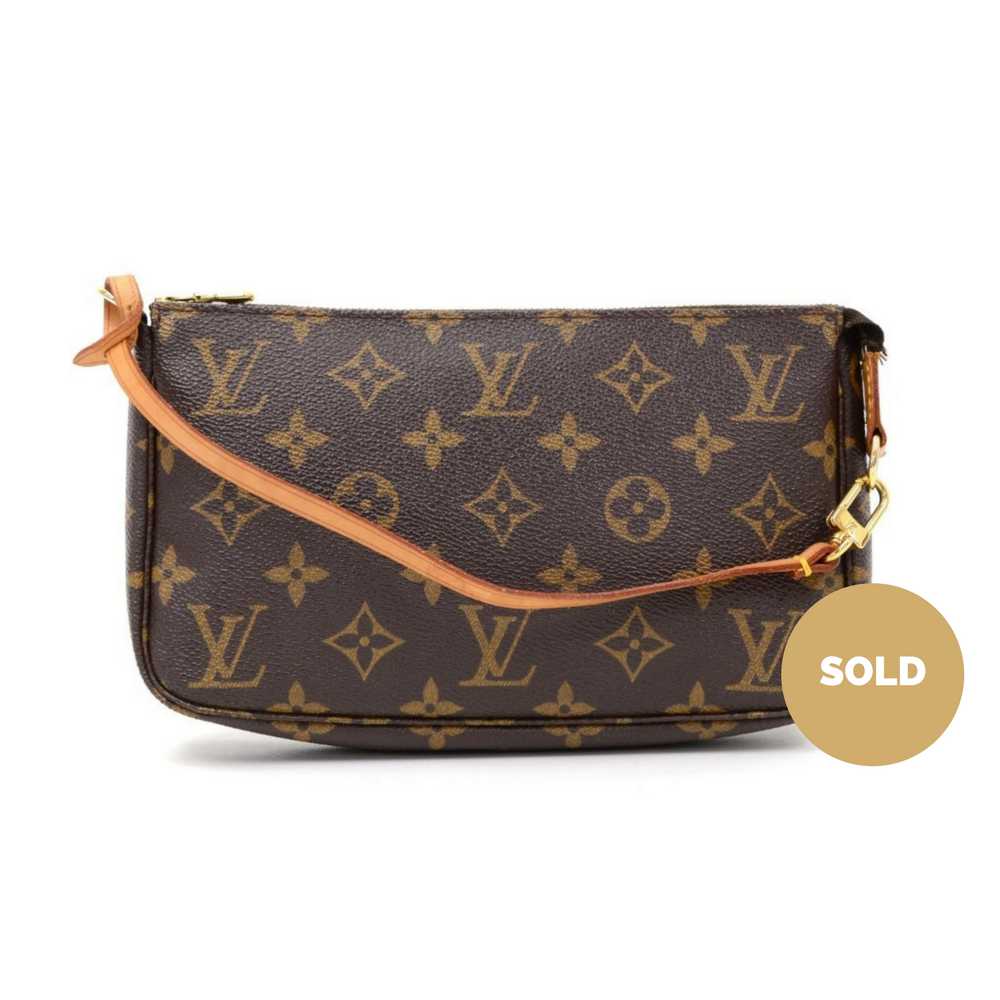 pochette accessoires monogram canvas evening bag