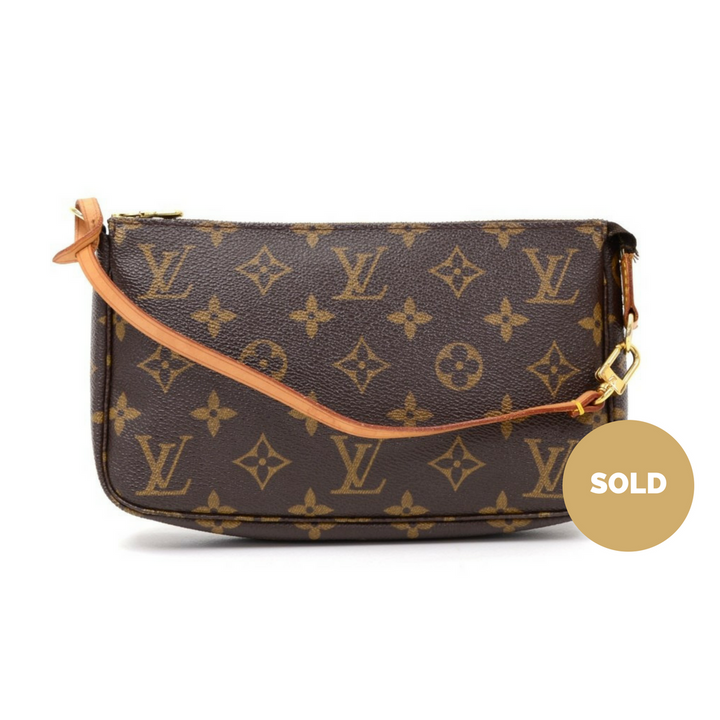 pochette accessoires monogram canvas evening bag