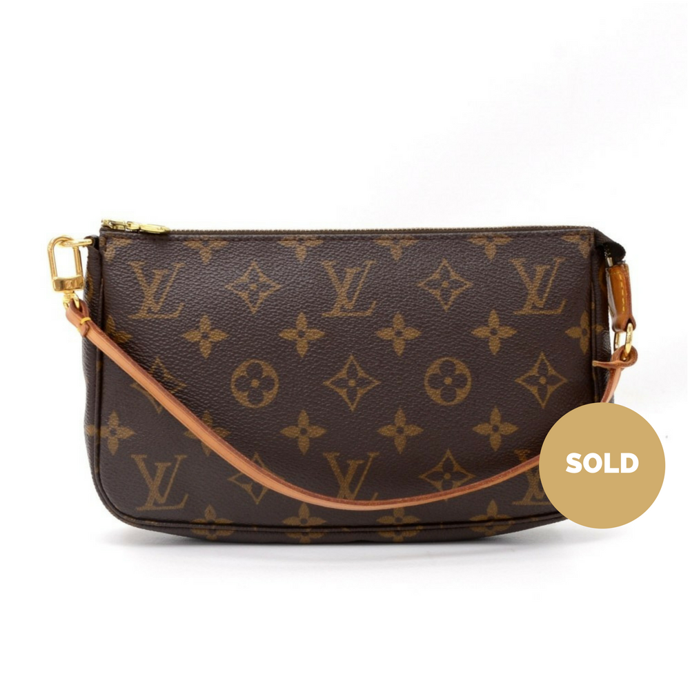 pochette accessoires monogram canvas evening bag