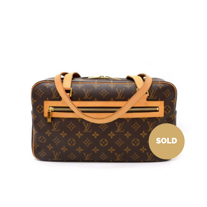 cite gm monogram canvas shoulder bag