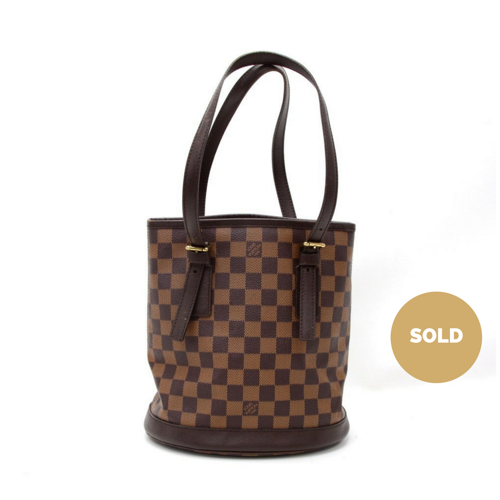 marais damier ebène canvas shoulder bag
