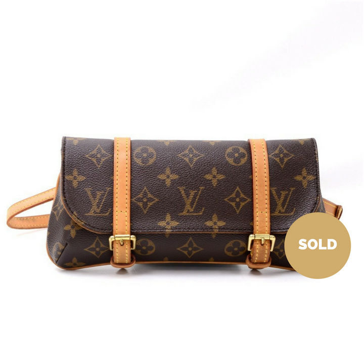marelle monogram canvas waist bag
