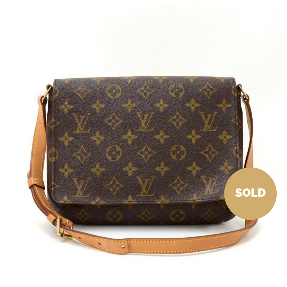 musette tango monogram canvas shoulder bag
