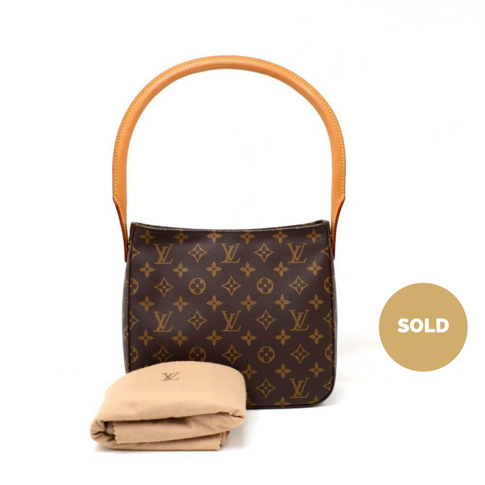 looping mm monogram canvas handbag