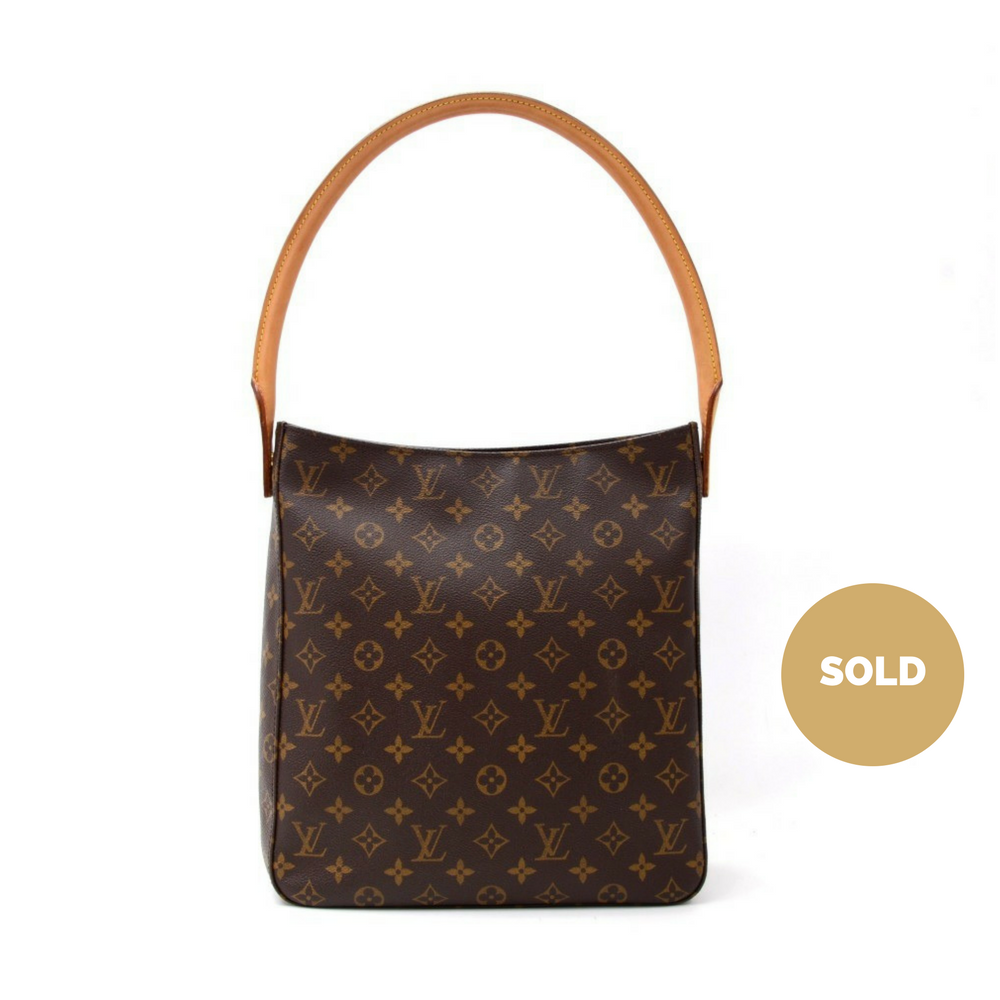 looping gm monogram canvas shoulder bag