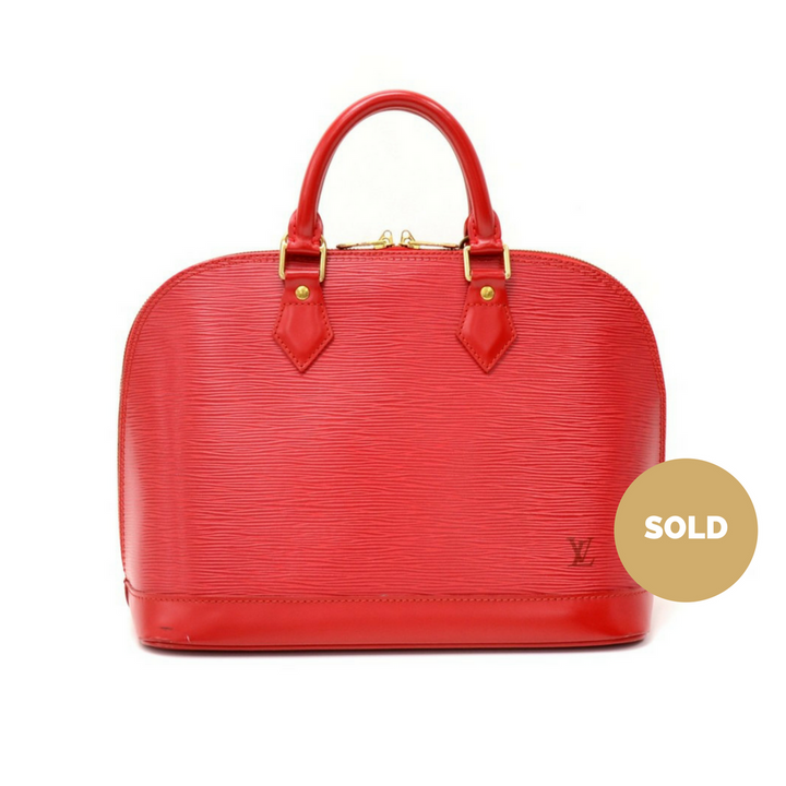 alma epi leather handbag