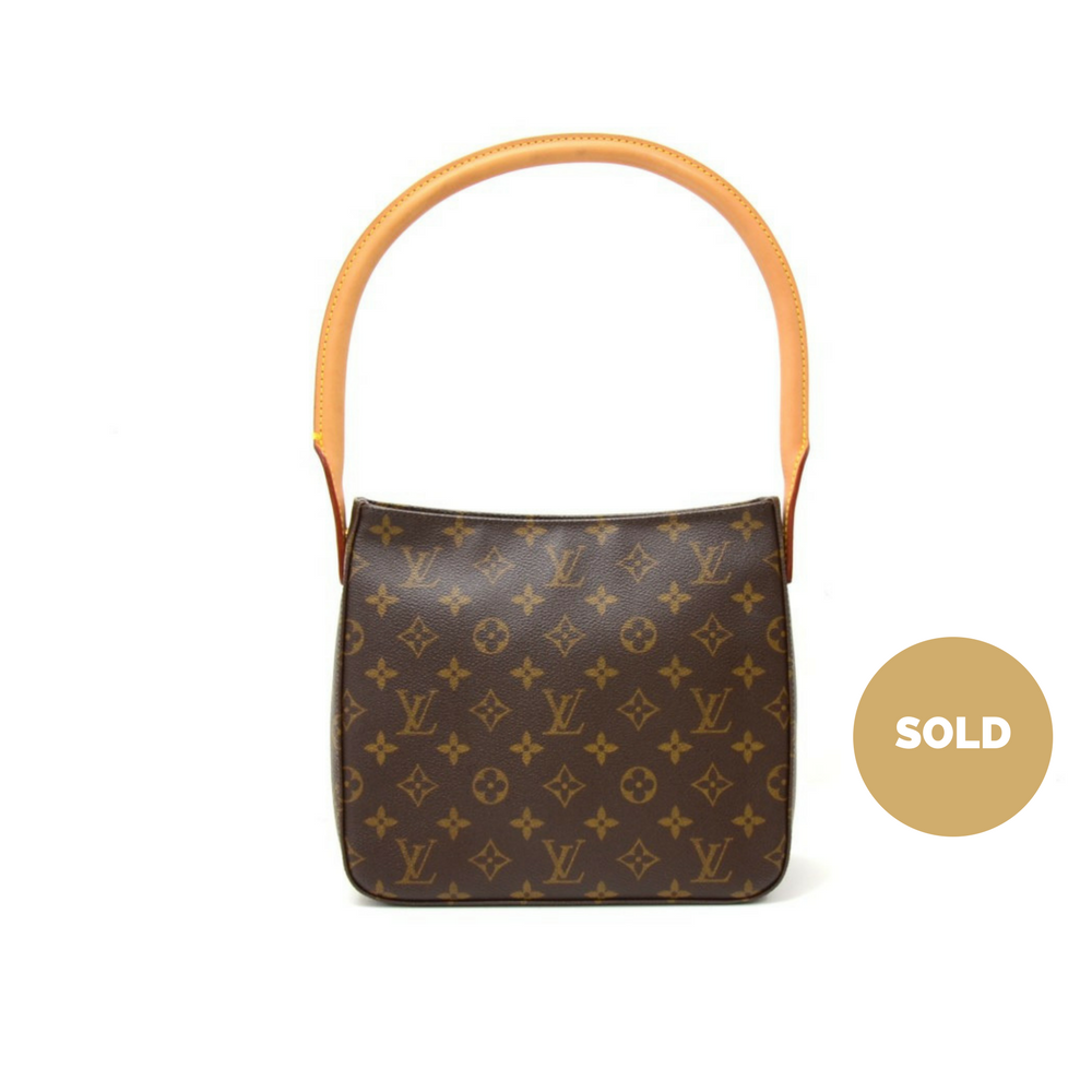 looping mm monogram canvas handbag