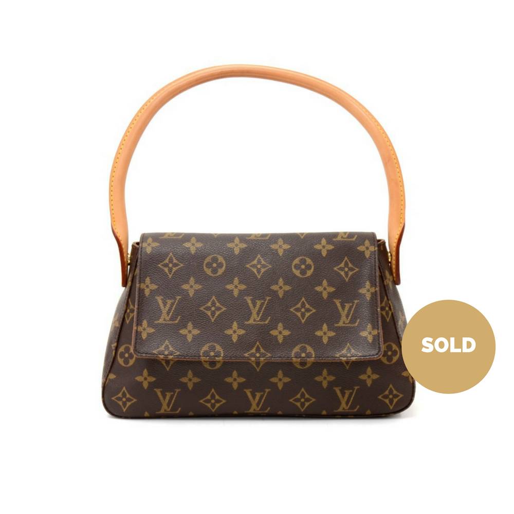 mini looping monogram canvas handbag