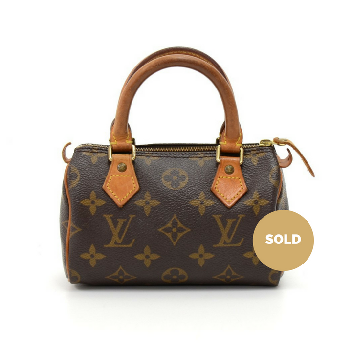 mini speedy sac hl monogram canvas handbag