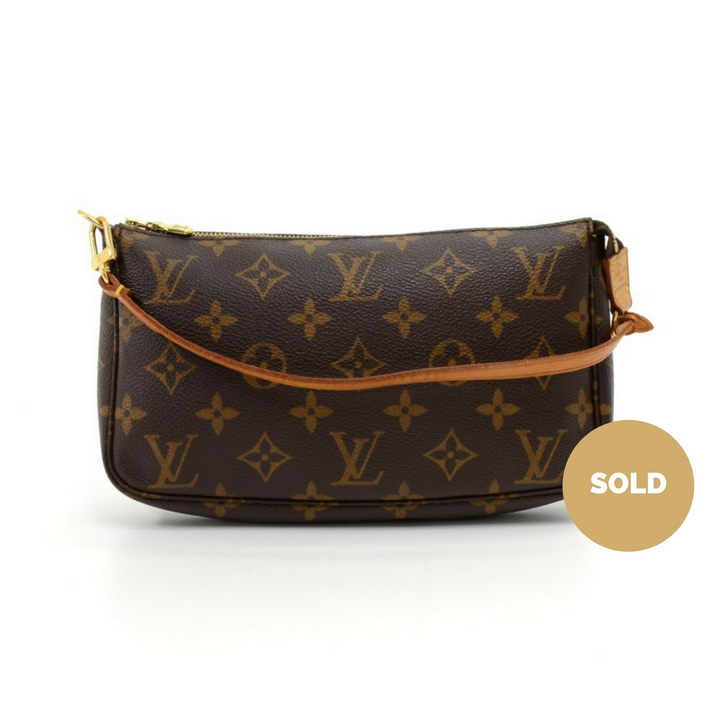 pochette accessoires monogram canvas evening bag
