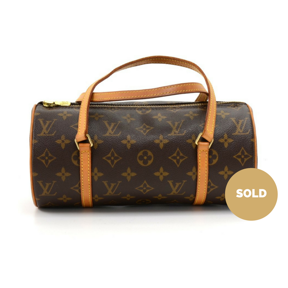 papillon 27 monogram canvas handbag