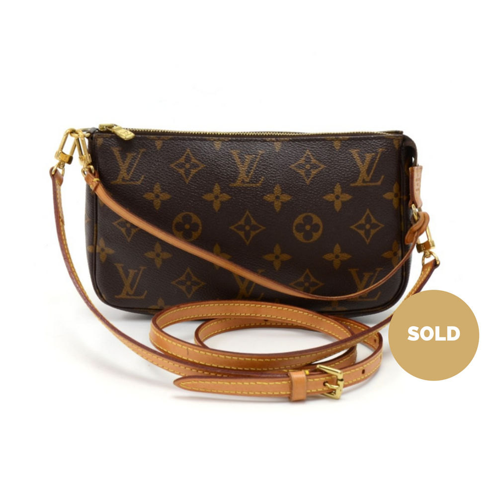pochette accessories monogram canvas shoulder bag
