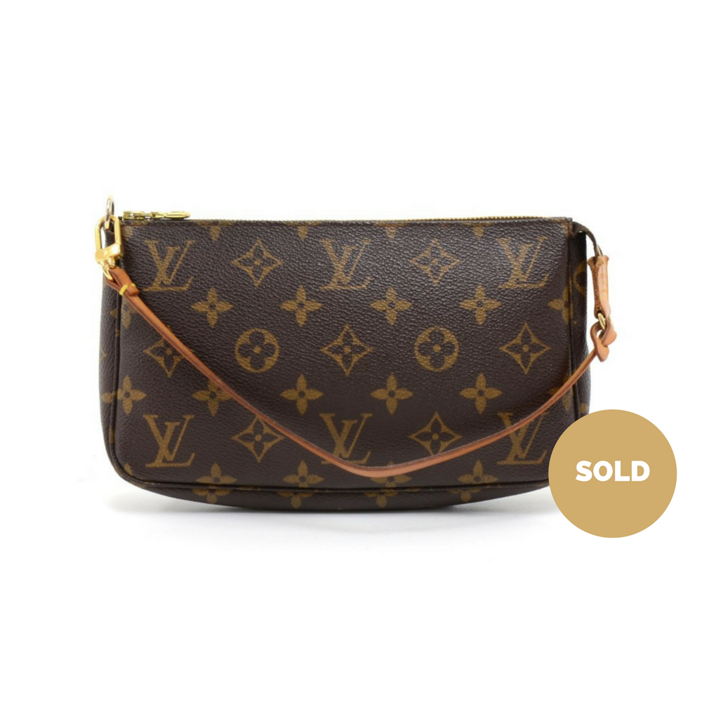 pochette accessoires monogram canvas evening bag