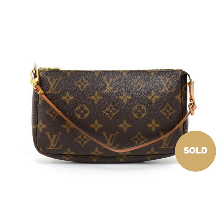 pochette accessoires monogram canvas evening bag