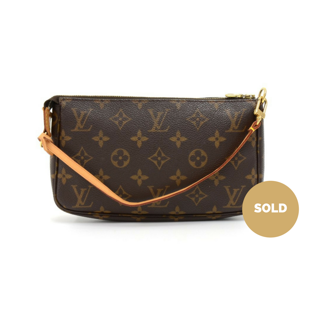 pochette accessoires monogram canvas handbag