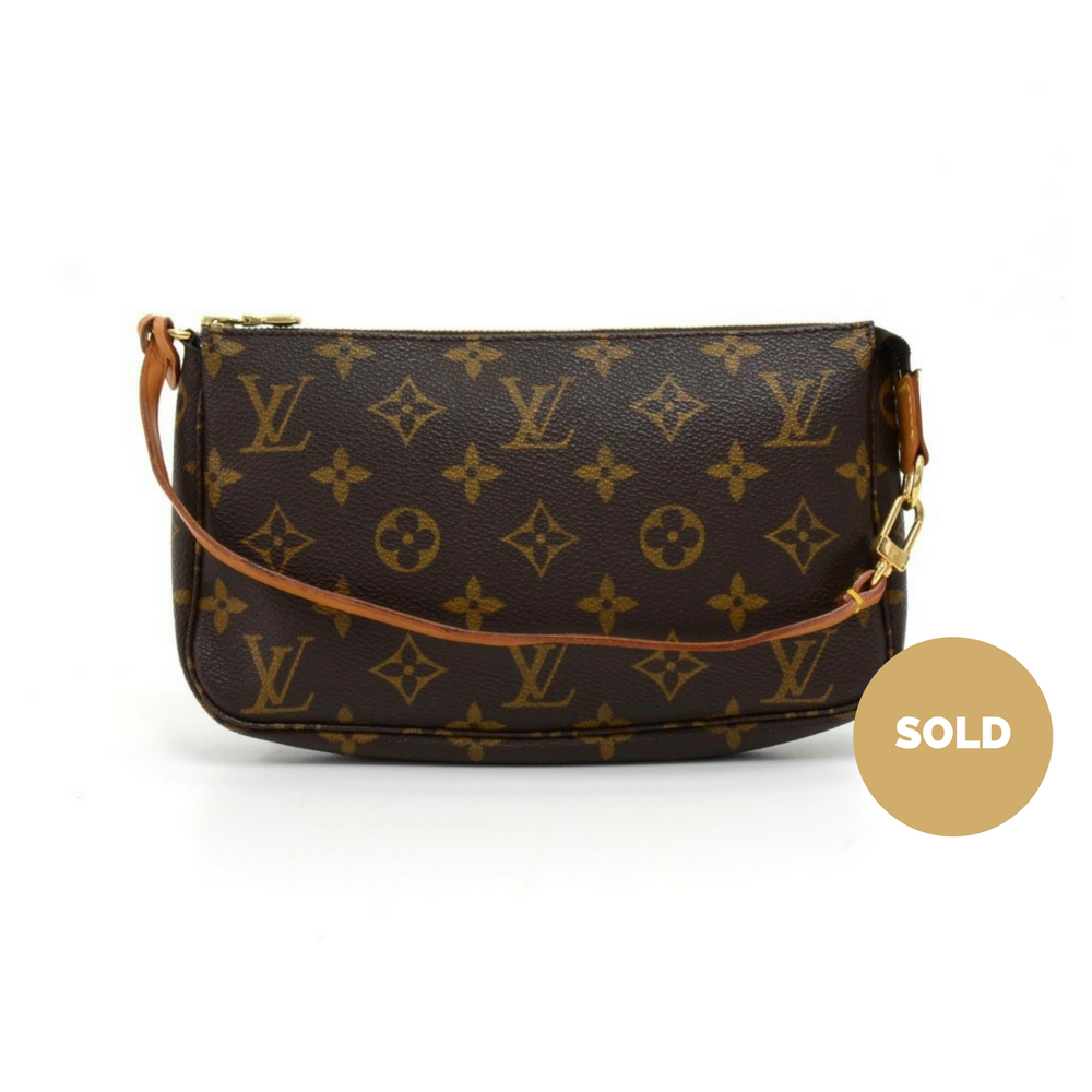 pochette accessoires monogram canvas evening bag