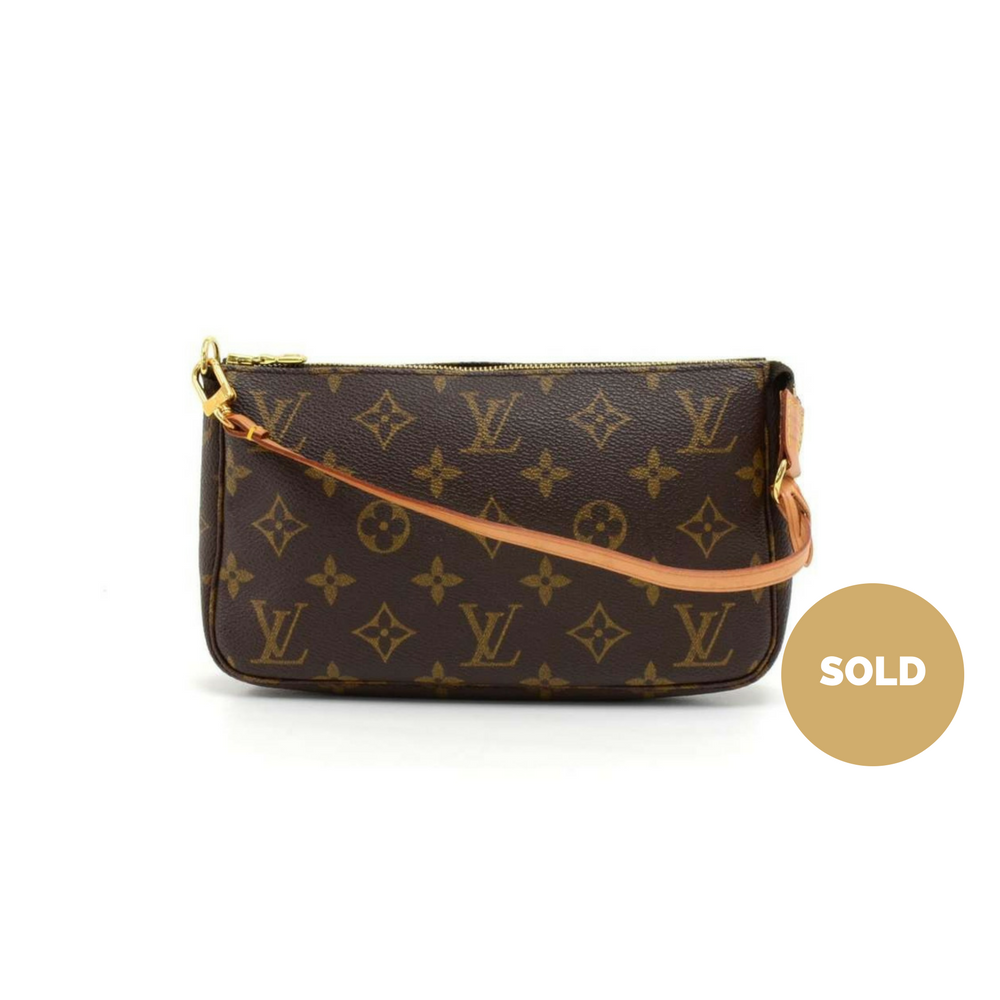 pochette accessories monogram canvas evening bag