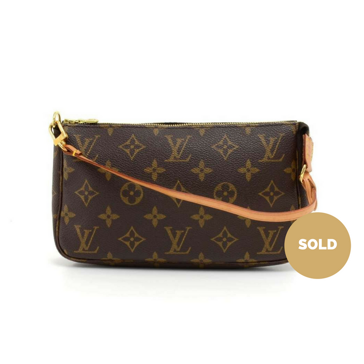 pochette accessoires monogram canvas evening bag