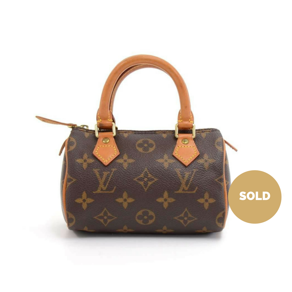 mini speedy sac hl monogram canvas handbag