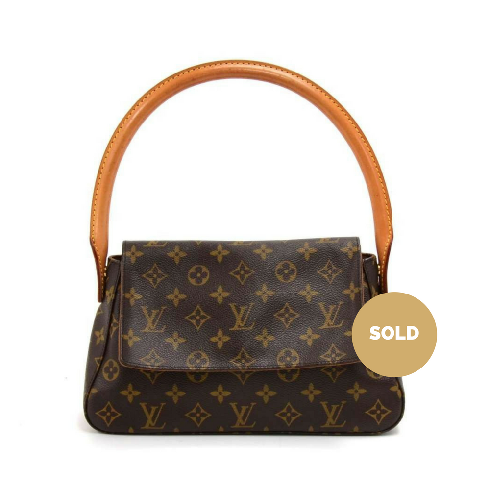 mini looping monogram canvas handbag