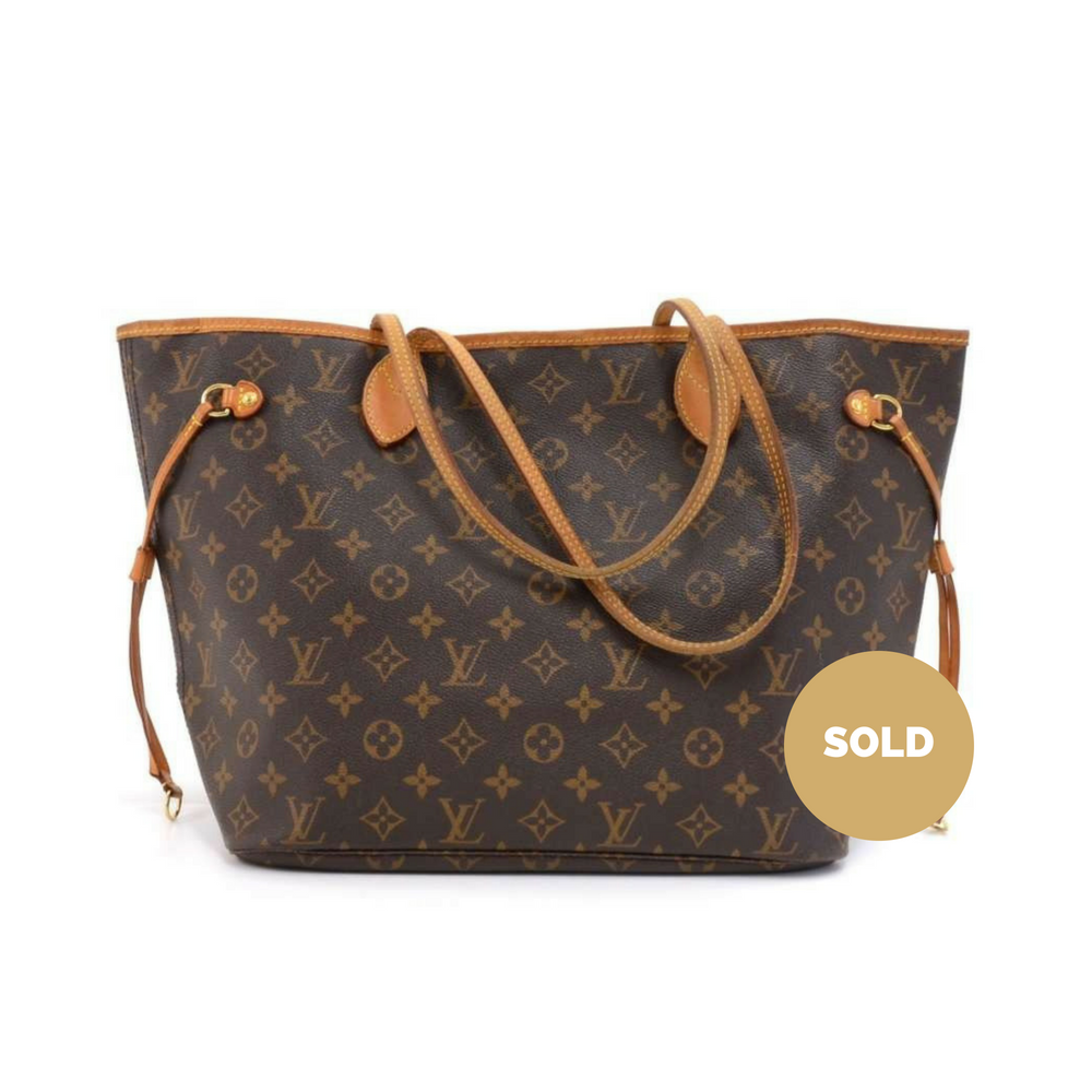 neverfull mm monogram canvas tote bag