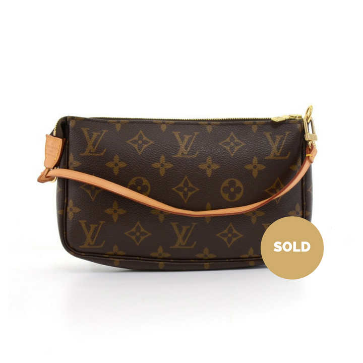 pochette accessoires monogram canvas evening bag