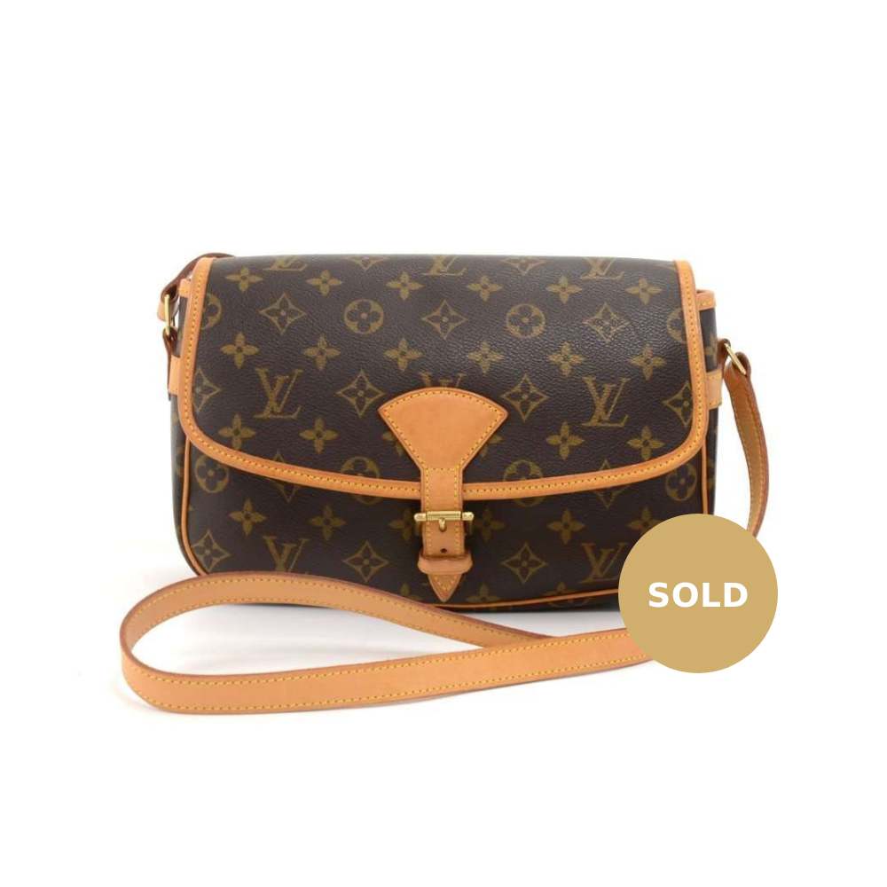sologne monogram canvas shoulder bag