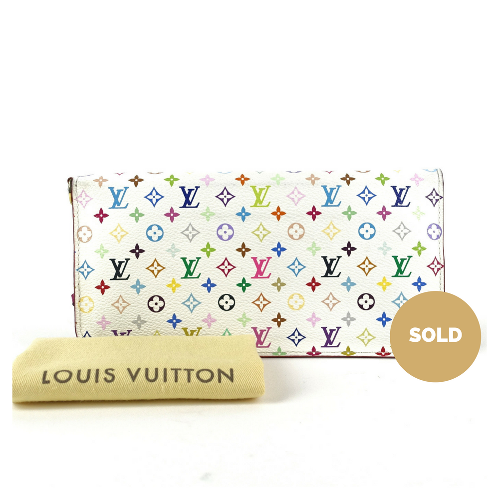 multicolore monogram canvas insolite wallet