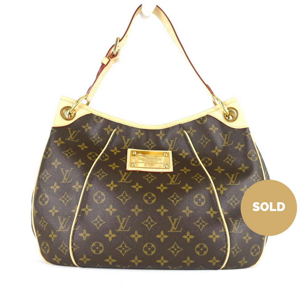 galliera pm monogram canvas shoulder bag