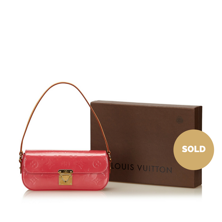 malibu street monogram vernis leather shoulder bag
