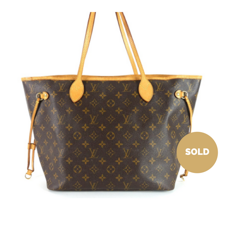 neverfull mm monogram canvas tote bag