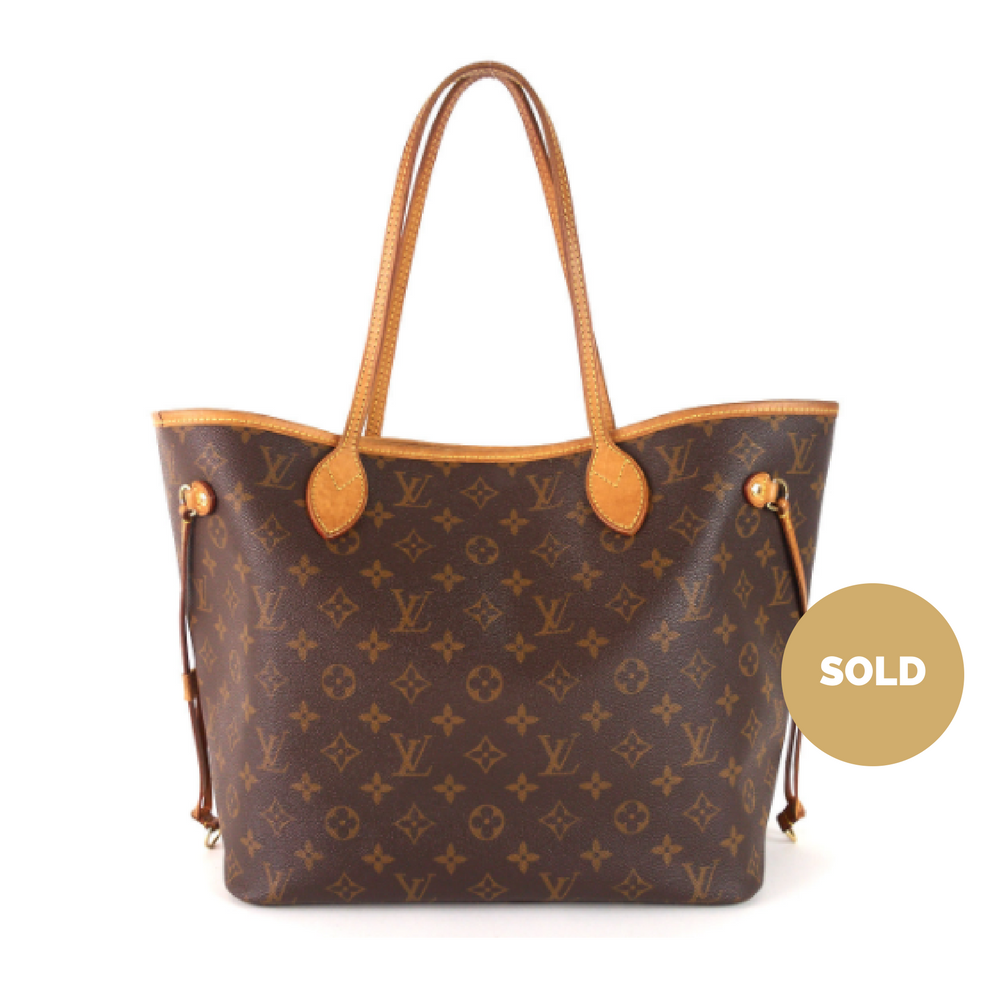 neverfull mm monogram canvas tote bag