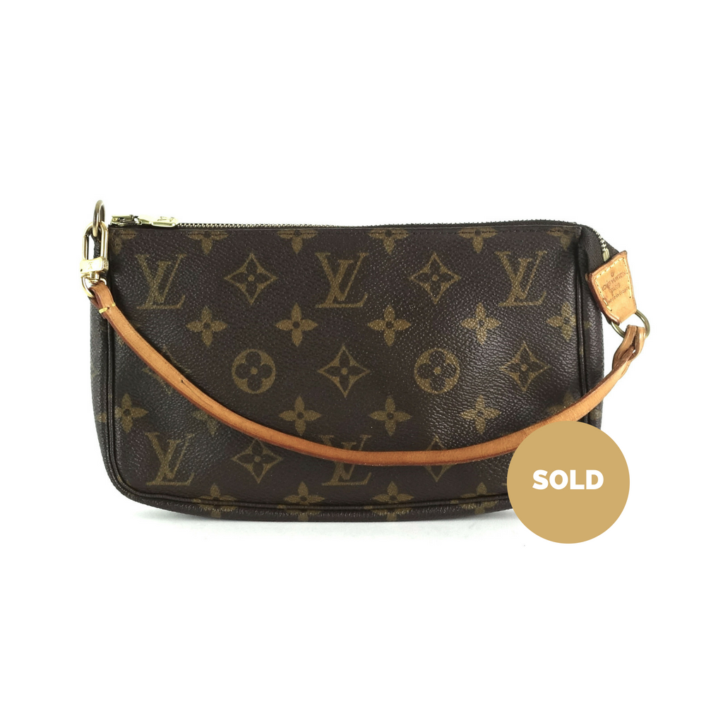 pochette accessoires monogram canvas evening bag