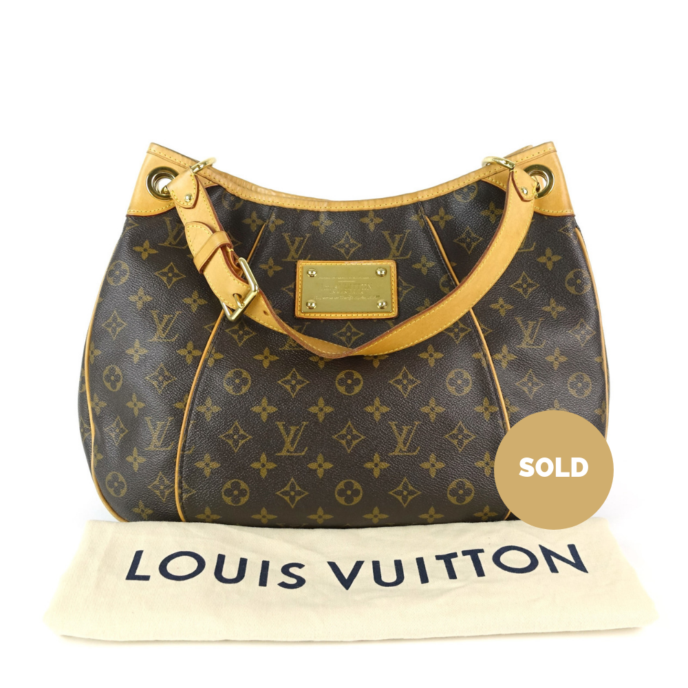 galliera pm monogram canvas shoulder bag