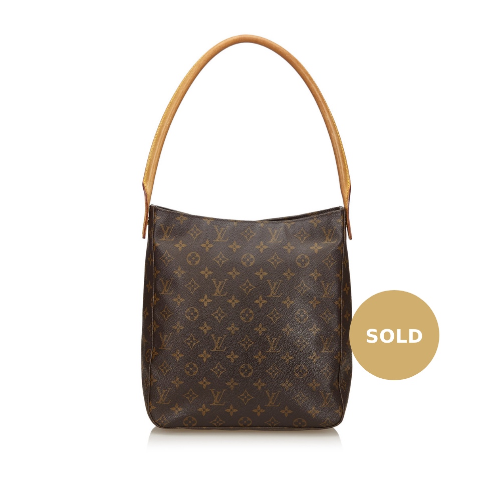 looping gm monogram canvas shoulder bag