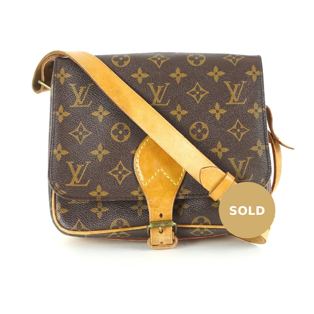 cartouchiere mm monogram canvas shoulder bag