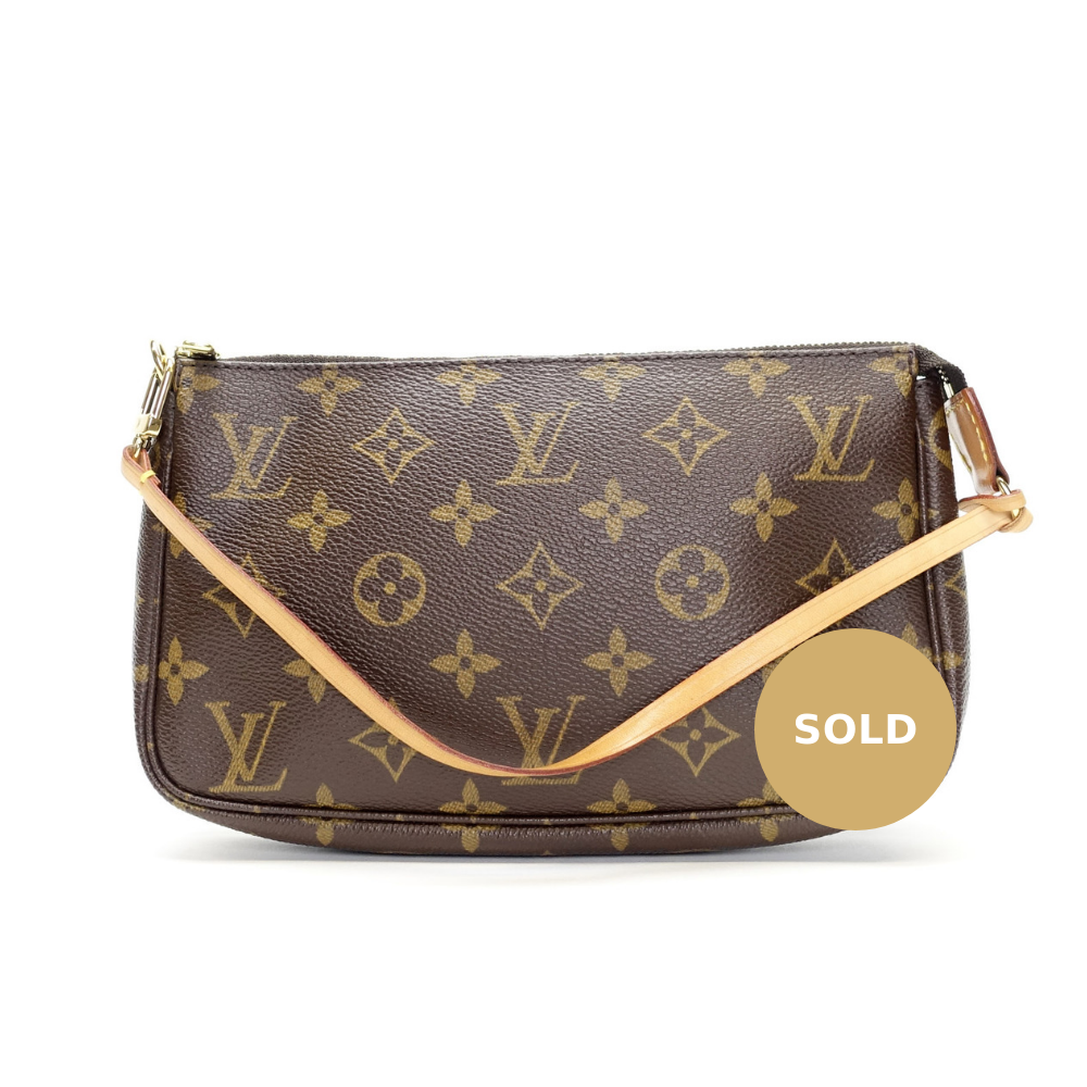 pochette accessoires monogram canvas evening bag