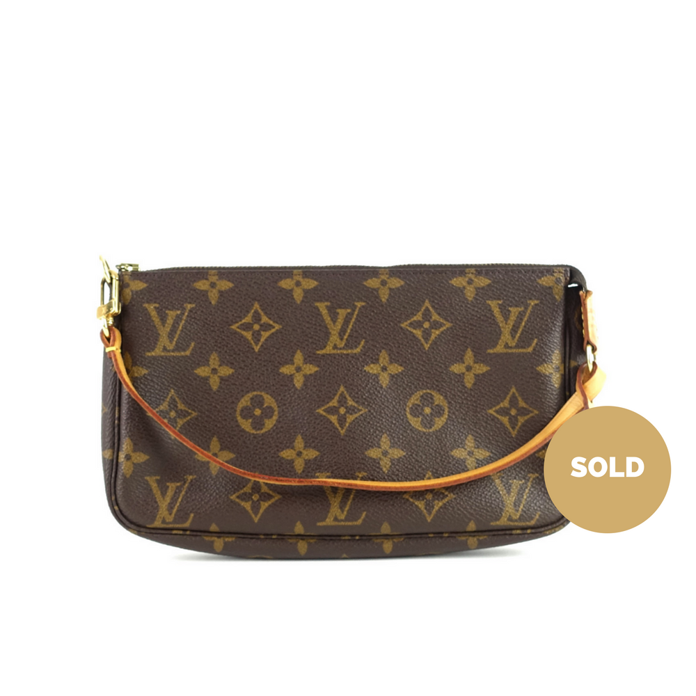 pochette accessoires monogram canvas evening bag
