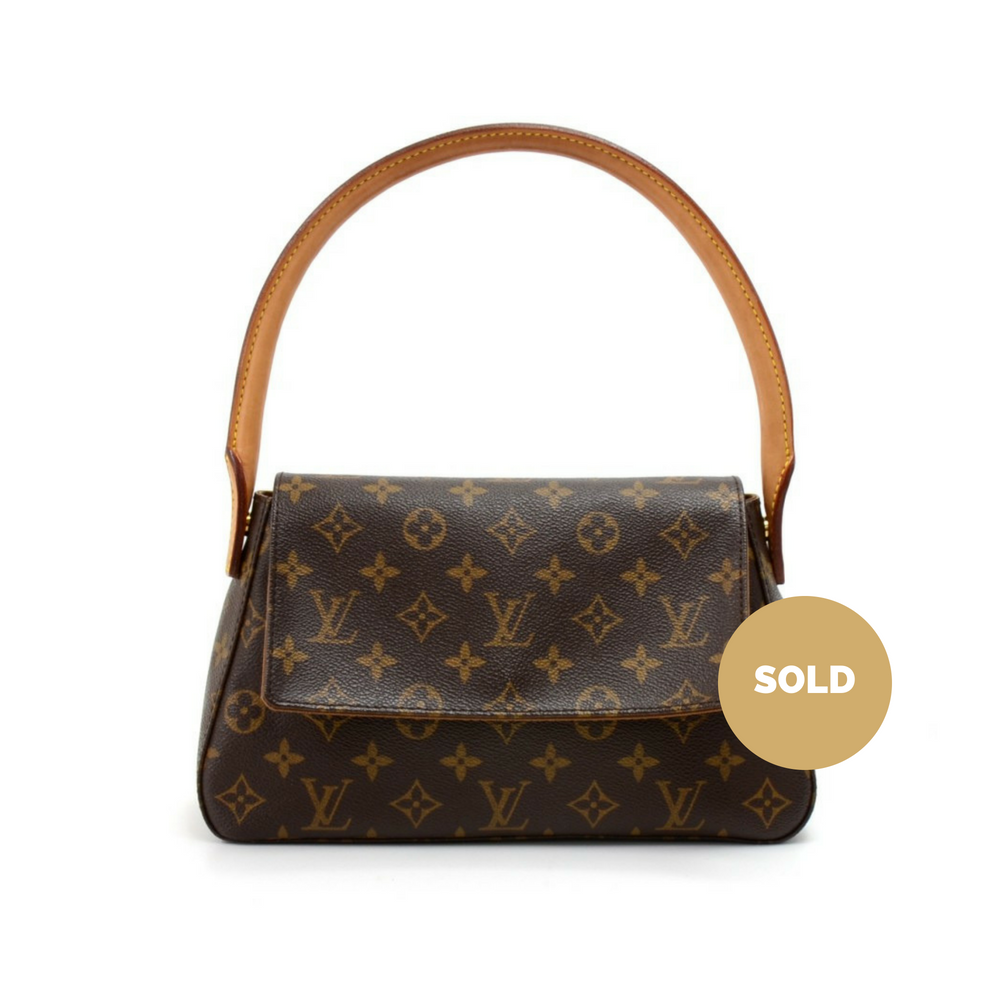 mini looping monogram canvas handbag