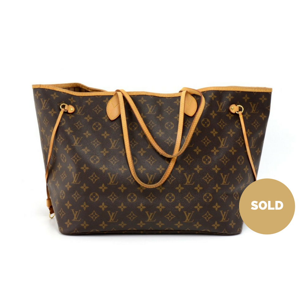 neverfull gm monogram canvas shoulder bag