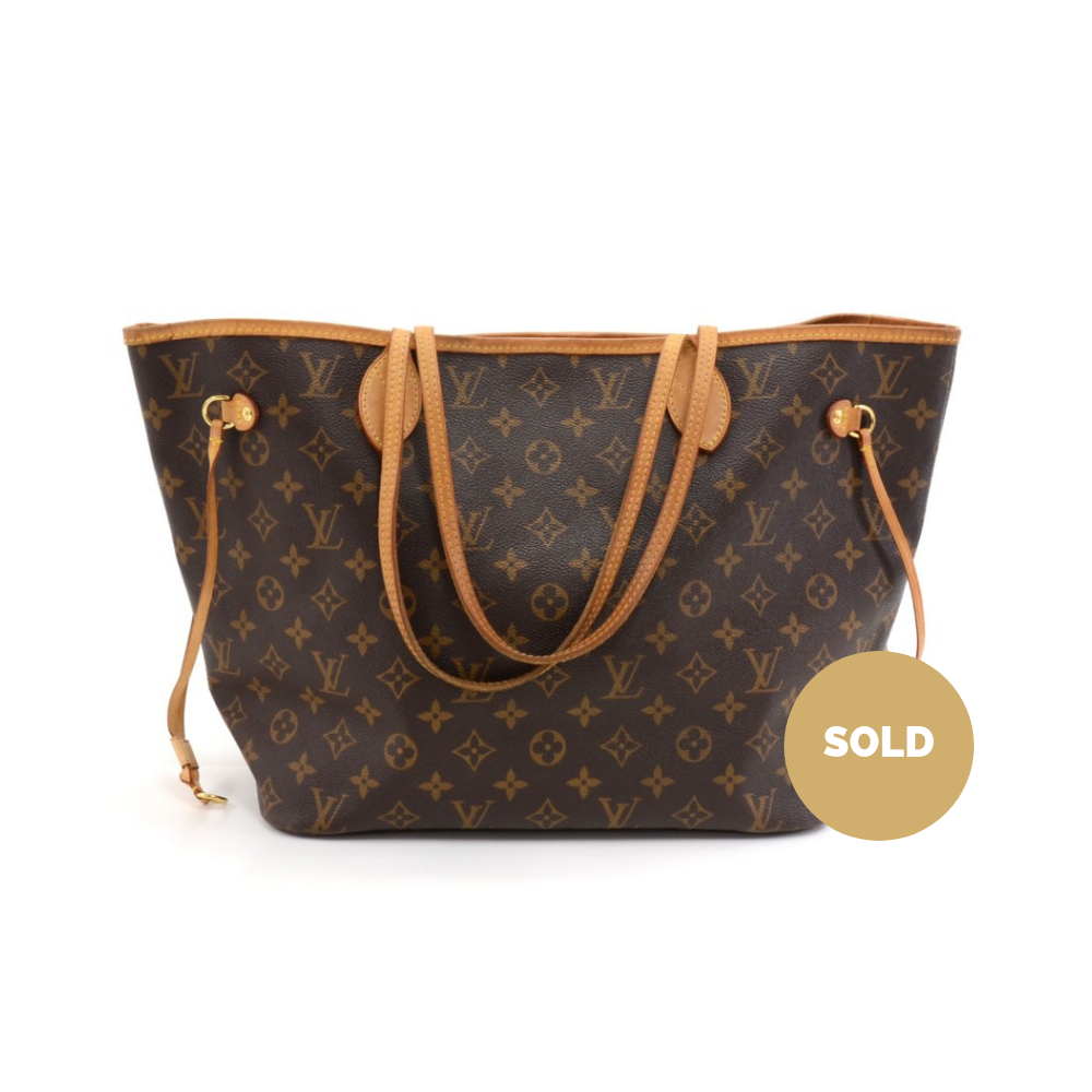 neverfull mm monogram canvas shoulder bag